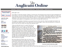 Tablet Screenshot of anglicansonline.org